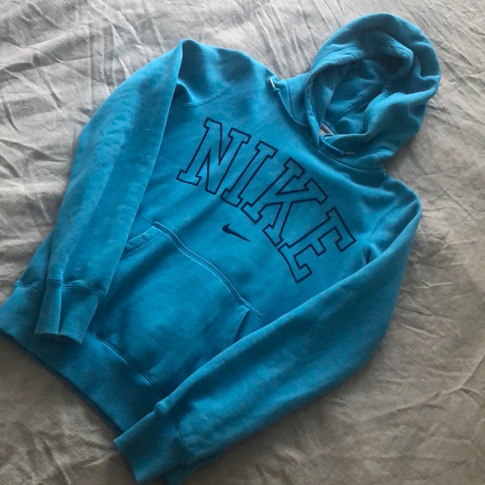 Blue Nike hoodie